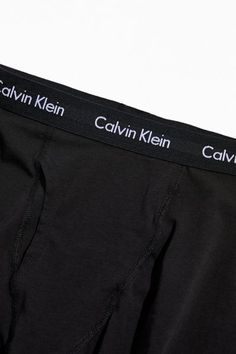 Solid color, fitted boxer briefs from Calvin Klein. Fitted with a logo-topped stretch waistband. Content + Care Includes 3 pairs 100% Cotton Machine wash Imported | Calvin Klein Solid Boxer Brief 3-Pack in Black, Men's at Urban Outfitters Boxer Briefs, Briefs, Urban Outfitters, Calvin Klein, Sign Up, Solid Color, ? Logo, Black, Color