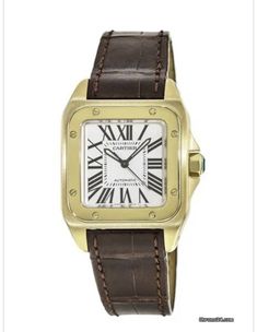 for $18,900 for sale from a Sell Vintage Gold Cartier Watch Accessories, Vintage Cartier Gold Watch Accessories, Vintage Cartier Watch With Chronometer, Gold Cartier Analog Watch, Cartier Analog Watch In Yellow Gold, Cartier Yellow Gold Analog Watch, Designer Gold Cartier Watch, Gold Cartier Watch With Chronometer, Cartier Gold Business Watch