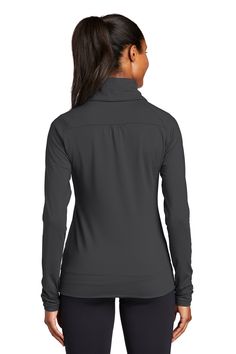 Sport-Tek ® Ladies Sport-Wick ® Stretch Full-Zip Jacket. LST852 - CHARCOAL GREY - XXL | Sport-Tek Women's Sport-Wick Stretch Full-Zip Jacket in Charcoal Grey Size 2XL | Polyester/Spandex Blend Fitted Half-zip Outerwear, Fitted Half-zip Outerwear In Solid Color, Fitted Track Jacket With Zipper Closure For Outdoor, Fitted Track Jacket With Zipper For Outdoor, Gray Long Sleeve Track Jacket With Zipper, Stethoscope Design, Monogram Jacket, Custom Jacket, Personalized Embroidered