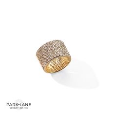 Park Lane’s Glittering Thick Band Palmer Ring. Double Band Style Ring High Polished Finish With Micro Pave Crystals Size 8 New With Tags Attached From A Smoke-Free Home. Heart Eternity Ring, Ring Double Band, Engagement Roses, Romantic Wedding Rings, Silver Celtic Rings, Princess Diamond Ring, Teardrop Diamond, Park Lane Jewelry, Gold Diamond Engagement Rings