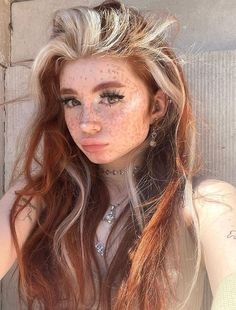 Dyed Hair Inspiration, Hair Reference, Hair Inspiration Color, Hair Inspo Color, Grunge Hair, Ginger Hair, Aesthetic Hair, Pretty Hairstyles, Hair Looks