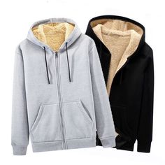 Bomber Outwear Hoodie Sweatshirt Coat Jacket Men Winter Warm Fleece Fur Zip Description Feature: 100% Brand new and high quality Style: fashion,casual Size: M,L,XL,2XL,3XL,4XL,5XL Gender: men Color: black,grey Material: polyester Sleeve length: long sleeve Thickness: thick Length: hips Pattern: solid Season: winter Occasion: everyday Garment:Hand washing or machine washing,line dry. Package:1pcs coat Note:  1.Due to the light and screen difference, the item's color may be slightly different from