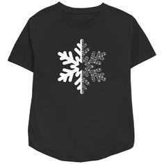 She'll love celebrating the Holiday season with this Women's Snowflake Relaxed Fit Graphic Tee. FEATURES Crewneck Short sleevesFABRIC & CARE Cotton, polyester Machine wash Imported Size: Small. Color: Black. Gender: female. Age Group: adult. Womens Clothing Tops, Fabric Care, The Holiday, Gender Female, Graphic Tee, Holiday Season, Age Group, Graphic Tees, Relaxed Fit