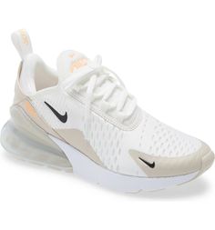 Nike Air Max 270 Premium Sneaker (Women) | Nordstrom Air Maxes 270, Air Force 270, White Desert, Shoes Nike Air, Desert Sand, Tech Fashion, Nike Air Max 270, Air Max 270, Womens Athletic Shoes