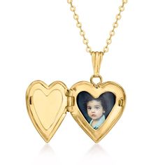 GENUINE 10KT GOLD — 10kt yellow gold floral heart locket necklace. Textured and polished finishes. 16 in. long. 1/2 in. wide. 1mm cable chain from Italy. Fits approx. 5/16' x 5/16' photo. 2.2 grams. Springring clasp. A top-rated jeweler since 1952, Canaria travels the world to find high-quality styles at the best prices. Necklace drop length - 3/4 inch long. Necklace drop width - 1/2 inch wide.Canaria fine jewelry is the affordable luxury you've been looking for. Perfect for everyday wear, these Gold Wardrobe, Heart Locket Necklace, Floral Heart, Heart Locket, Gold Floral, Affordable Luxury, Locket Necklace, Free Jewelry, Cable Chain