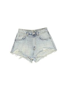 Zara Denim Shorts Size: 4 Bottoms - used. 100% Cotton | Zara Denim Shorts: Blue Bottoms - Size 4 Zara Jean Shorts For Day Out, Cheap Zara Shorts For Day Out, Cheap Solid Color Zara Bottoms, Zara Clothes, Zara Outfit, Zara Shorts, Blue Denim Shorts, Womens Bottoms, Blue Denim