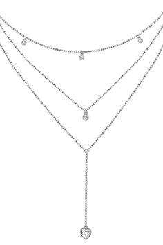 PRICES MAY VARY. ♥ DESIGN ♥ Our stylish 3 layered long chain necklaces can add an instant touch of luxe to your layers this season.This heart pendant accented with 4 circle layered necklace will sure eleavate your layering style to the next level. ♥ 925 STERLING SILVER ♥ Plated in gleaming 925 sterling silver and free of nickel, lead, and cadmium.This stunning Y Lariat 925 sterling silver layered necklace is the perfect dainty piece you need.No more wasting your precious time with finding neckla Layered Chains Silver, Silver Gem Necklace, Layer Necklaces Silver, Waste Chain, Chandler Outfits, Layered Silver Necklaces, Silver Layered Necklaces, Sterling Silver Layered Necklace, Silver Boho Necklace