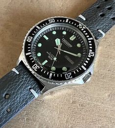 ad eBay - Vintage Citizen Diver 150M Gn 4 5 S.steel Automatic Watch Black Dial Day Date - Buy Now, click the link (eBay) 5 S, Black Case, Black Watch, Automatic Watch, Diver, Quartz Watch, Accessories Watches, Buy Now, Wrist Watch