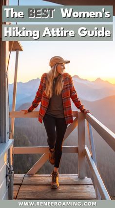 Women’s Fall Hiking Outfit, Sporty Hiking Outfit, Best Hiking Shoes For Women 2022, Outfits For Hiking Spring, Dressy Hiking Outfit, Women Outdoorsy Style, Night Hike Outfit, Wet Weather Hiking Outfit, Trekking Outfit For Women