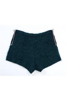 Size 4 Green Wool Blend Shorts Exposed side zip Side pockets Waist 29" Hips 37" Total length 15" High Waist Fitted Shorts With Zipper Closure, Fitted High Waist Shorts With Zipper Closure, Stretch High Waist Shorts With Zipper Closure, Stretch Bottoms With Belt Loops, Short, Stretch Short Bottoms With Belt Loops, Casual Bottoms With Side Zipper In Short Length, Casual Bottoms With Side Zipper And Short Length, Casual Bottoms With Side Zipper Short Length, Fitted Shorts With Zipper Closure For Summer