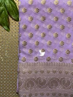 Beautiful And Fancy Lavender shade Of Banarasi Kaddi Georgette Sarees With Silver Zari Borders and Buties � Heavy Weaving Pallu Comes with stitched blouse fall done too Elegant Lavender Dupatta For Festive Occasions, Elegant Lavender Choli For Festive Occasions, Elegant Lavender Dupatta With Zari Work, Lavender Dupatta For Wedding With Traditional Drape, Traditional Lavender Lehenga Designer Wear, Elegant Lavender Dupatta Traditional Drape, Bollywood Style Lavender Dupatta For Wedding, Elegant Lavender Semi-stitched Sharara, Elegant Lavender Saree Set