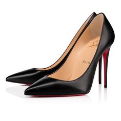 A Maison Christian Louboutin Icon, The Kate Is The Essential Stiletto With A Timeless Slim Heel. This Pump Features An Alluring Pronounced Arch And A Revealing Low-Cut Vamp With A Pointed Toe. This Season, The Kate Showcases A Buttery Soft Nappa Shiny Leather In Sophisticated Black And A Soaring 100-Mm Heel. An Exquisite Modern Style Complete With A Signature Daring Red Sole. ***Please Note I Have Never Worn These But I Have Already Placed A Clear Adhesive Protector To The Soles Of The Shoes (As Sleek Calf Leather Heels With Red Sole, Sleek Heels With Red Sole In Calf Leather, Classic Heels With Red Sole For Galas, Luxury Calf Leather Court Shoes For Evening, Luxury Calf Leather Evening Court Shoes, Black Luxury Calf Leather Court Shoes, Elegant Calf Leather Heels With Red Heels, Elegant Heels With Red Sole In Calf Leather, Elegant Calf Leather Heels With Red Sole