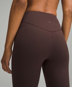 Flow, Train, Or Restore In Our Versatile Wunder Under Tights. This Version Is Made From Everlux Fabric For Quick-Drying Support. Designed For Yoga And Training. Intended To Sit Above Ankle. Back Drop-In Pocket. | Wunder Under Everlux High-Rise Tight 25" Knitwear Sweaters, Men Knitwear, Dress Bra, Short Coat Jackets, Back Women, High Rise Leggings, Accessories Clothing, Business Casual Outfits, Hoodie Top