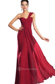 One-shoulder Criss-cross Ruched Chiffon Gown Pre-draped Chiffon Maxi Dress With Ruched Bodice, Chiffon Gown With Ruched Bodice For Prom, Chiffon Gown With Ruched Bodice For Prom Season, One-shoulder Chiffon Evening Dress For Wedding, Chiffon Bridesmaid Gown With Ruched Bodice, One-shoulder Chiffon Maxi Dress For Prom, Bridesmaid Gown With Ruched Bodice In Chiffon, Chiffon Gown With Ruched Bodice For Bridesmaids, One-shoulder Chiffon Evening Dress For Prom