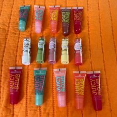 All New Several Flavors. Makes A Great Gift. Flavors And Brands May Vary, But Guaranteed 15 Different Kinds Of Lip Items. Essence Makeup, Daily Makeup Routine, Makeup Accesories, Lip Gloss Collection, Lip Smackers, Smoothie Bowls, Skin Care Kit, Care Kit, Daily Makeup