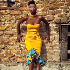 Yellow African Print Dress, Ankara Short, African Styles, Latest Ankara, African Print Dress, African Print Dresses