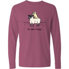 This unisex berry, long sleeve tee, is made of 100% combed, ringspun cotton. All my puppy soft apparel is decorated right here in the U.S.A. Machine wash and dry. Orders ship 3-5 business days after order placed. My Puppy, Soft Clothes, Long Sleeve Tee, Cotton Tee, Zombie, Pajama Set, Berry, Long Sleeve Tshirt Men, Long Sleeve Tshirt