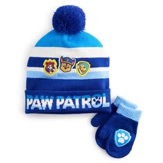 Your little one will love this boys Nickelodeon Paw Patrol hat and mittens set. Click on this KIDS APPAREL & SHOES GUIDE to find the perfect fit and more! Your little one will love this boys Nickelodeon Paw Patrol hat and mittens set. Click on this KIDS APPAREL & SHOES GUIDE to find the perfect fit and more! FEATURES Includes: 1 beanie & 1 pair of mittens Keeps you warm in the coldDETAILS 8"H x 8"W x 0.25"D Acrylic Hand wash Imported Size: One Size. Gender: male. Paw Patrol Hat, Shoes Guide, Dog Movies, Paw Patrol Nickelodeon, Boys Accessories, Paw Patrol, Mitten Gloves, Nickelodeon, Little One