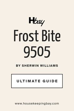 SW 9505 Frost Biteby Sherwin-Williams. The Ultimate Guide Wooden Countertops, Loft Wall, Cool Undertones, Painting Trim, Warm Undertone, Natural Sunlight, Trim Color, Coordinating Colors, Sherwin Williams