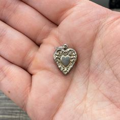 Vintage 925 Sterling Silver "Mother" Flower Repousse Puffy Heart Bracelet Charm I personally removed this charm from a bracelet so the jump ring has been carefully opened and closed. Please review the photos carefully as they are part of the description. Do not hesitate to reach out with any questions. I offer combined shipping so be sure to check out my other listings. Mother Flower, Cool Piercings, Jewelry Accessories Ideas, Jewelry Lookbook, Puffy Heart, Bracelet Charm, Heart Bracelet, Jewelry Bags, Piercing Jewelry