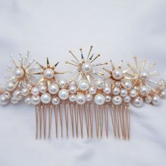 Length: 5.5 in. Height: 1.75 in. Width: 0.2 in. Weight: 0.2 lbs. Hair Comb Accessories, Celestial Wedding, Hair Comb Wedding, Hair Comb, Wedding Outfit, Wedding Hairstyles, Hair Accessories, Hair