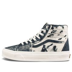 Vans Eco Theory Sk8-Hi Tapered Blue/White Sneakers/Shoes Vans High-top Sneakers With Speckled Midsole, Vans White Canvas Shoes With Speckled Midsole, Casual Vans Lace-up Sneakers, Urban Vans Sneakers For Spring, Casual Lace-up Vans Sneakers, Casual Winter Sneakers With Vulcanized Sole, Vans High-top Winter Sneakers, Vans Casual Sneakers For Streetwear, Casual Vans Sneakers For Streetwear