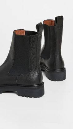 Reformation Katerina Lug Sole Chelsea Boots | Shopbop Modern Leather Chelsea Boots With Lug Sole, Lug Sole Chelsea Boots, Black Leather Chelsea Boots, Chelsea Boot Women, Black Chelsea Boots, Leather Chelsea Boots, Midi Skirts, Save Earth, Clothes Horse