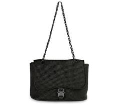 Pop Ups Brand neoprene flap buckle bag with chain strap is the perfect blend of style and functionality. This medium-sized bag features a cool click buckle and a stylish, adjustable chain handle that can be worn as a crossbody or over the shoulder. From Pop Ups Brand. Black Flap Bag With Chain Strap, Everyday Flap Bag With Chain Strap, Black Flap Shoulder Bag With Chain Strap, Black Travel Flap Bag With Fold Over Clasp, Versatile Black Flap Bag, Buckle Bag, Buckle Bags, Bag With Chain, Medium Sized Bags