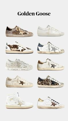 Golden Goose Sneakers Aesthetic, Pretty Shoes Sneakers, Goose Sneakers, Shoes Outfit Fashion, Shoe Wishlist, Stockholm Style, Golden Goose Sneakers, Girly Shoes