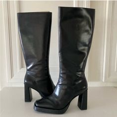 Nwt Free People Jeffery Campbell Taysha Tall Black Leather Boots Sz 8. Excellent Condition Used Once Tall Black Leather Boots, Black Leather Boots Tall, Jeffrey Campbell Shoes, Black Leather Boots, Jeffrey Campbell, Shoes Heels Boots, Shoes Women Heels, Leather Boots, Heeled Boots