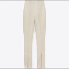 Nwt!! Zara Slit Ribbed Leggings! Sadly Did Not Fit Me Too Long! Super Cute Trendy And Flattering Pants. Questions? Leave A Comment Below If Interested And Will Provide More Photos! Flattering Pants, Ribbed Leggings, Zara Pants, Too Long, More Photos, Pant Jumpsuit, Pants For Women, Super Cute, Zara