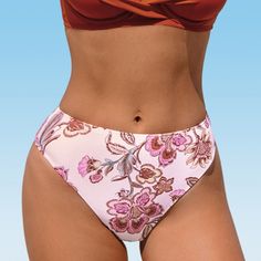 Introducing our Women's Paisley Floral High Rise Bikini Bottoms Swimsuit, a stylish and flattering choice for your beach or poolside adventures. The high-rise design of these bikini bottoms offers a comfortable and flattering fit. They sit at the natural waistline, providing coverage and support while accentuating your curves. The high-rise style also helps to elongate the legs, giving you a sleek and confident look. Embrace the delicate floral pattern and enjoy your time under the sun with this Cupshe Swimsuits, High Rise Style, Paisley Floral, Swim Suit Bottoms, Swimwear Fashion, Fitness Fashion, Floral Pattern, The Sun, Paisley