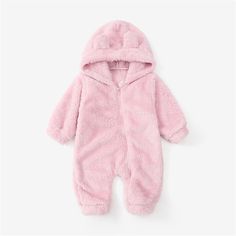 This warm and cuddly romper is designed to keep your baby snug and comfortable in winter months. Featuring a hooded bear design and fleece-lined material, the Winter Warm Baby Rompers/ Bear Hooded Clothes Jumpsuit provides age-appropriate protection from cold winds, keeping your little one safe from temperatures up to -20°C. Suitable for babies aged 0-2 years. Cozy Solid Onesie For Winter, Cozy Solid Color Onesie For Winter, Winter Onesie For Playtime, Winter Playtime Solid Onesie, Winter Playtime Solid Color Onesie, Baby Vans, Toddler Romper, Baby Rompers, Baby Warmer