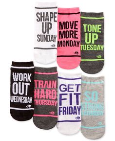 Ideology Socks Gift Pack, Only at Macy's - Activewear - Women - Macy's                                                                                                                                                                                 More Activewear Women, Fitness Motivation Pictures, Socks Gift, Zumba Fitness, Gym Gear, Fitness Models Female, Gym Style, Gift Pack