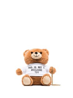 Moschino furry bear shoulder bag Moschino Bear, Crossbody Bag Outfit, Moschino Teddy Bear, Moschino Bag, Cloth Bags, Moschino, Chain Link, Top Handle