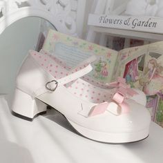 Dolly Doll, Look Good Feel Good, Mary Janes, Cute Shoes, Block Heels, Gift For Lover, Shoes Heels, White, Heels