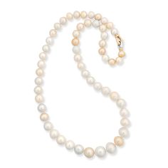 White, Cream, and Golden Pearl Strand Stephen Silver, Holiday Party Jewelry, Necklaces Dainty, Collar Necklaces, Golden Pearl, Gold Pendants, Pearl Strand, Necklace Collection, Pearl Strands