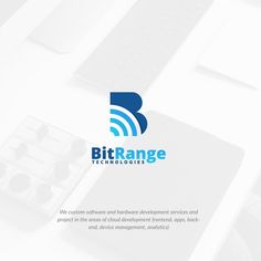 the logo for bitrangge technologies is displayed on top of a table with other electronic devices