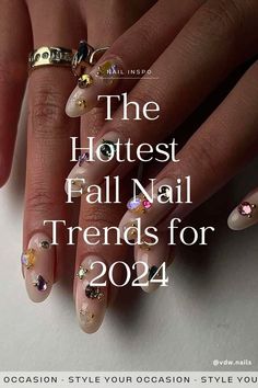 Fall 2024 Nail Trends. Searching for trendy fall nail design ideas for 2024? Look no further! Explore the latest fall nail trends we're loving right now. From chic and simple autumn nail designs to brown nails or acrylic nails, we've got all the inspiration you need for pretty nails this fall. Casual nails, classy nails, trendy nails Summer Fall Nails 2024, Fall Acrylic Nails 2024, Trendy Nails Ideas 2024, 2024 Autumn Nails, Fall Nail Trends 2024, Fall Nails 2024 Trends, Nails 2024 Fall, Nails Fall 2024, 2024 Fall Nail Trends