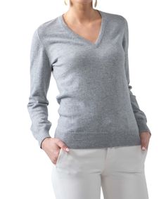 The Lanam Shop is pleased to present this two-ply women’s cashmere V-neck sweater from Royal Warrant holder Johnstons of Elgin. With a unique, vertical supply chain Johnstons controls every step of production—from raw fibers to finished product. With rigorous quality standards, Johnstons has perfected sweater making and produces some of the finest women's cashmere sweaters available. Cashmere from free-range Mongolian herds is dyed, blended, and spun in Scotland. The individual pieces are knitte Cashmere Sweater Women, Cashmere Jumper, Womens Cashmere, Sweater Making, Supply Chain, Powder Blue, V Neck Sweater, Body Fit, Cashmere Sweaters