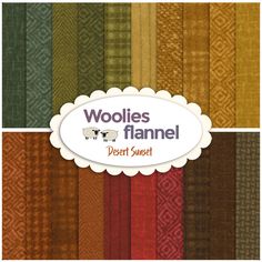 the woolies flannel desert sunset collection is available in multiple colors and sizes