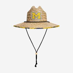 *SEP* *SEP* On those hot summer days, you can rest assured knowing you'll look as cool as a cucumber when you've got this Michigan Wolverines Floral Straw Hat. This is the sizzlin' summer style you've been looking for. Features Sturdy straw construction with embroidered team logo display for even more team spirit Black lace chin string for a comfortable wear Printed, team-colored floral design with repeat team logo display under brim to keep you looking as fresh as you feel Details Material: Str Cool As A Cucumber, Flag Display, Logo Display, Washington Nationals, Colorado Rockies, Tennessee Volunteers, Michigan Wolverines, St Louis Cardinals, Detroit Tigers