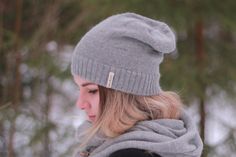 "Very soft, lightweight, slouchy beanie hat to keep you warm and cozy. Hat is made of 100% peruvian Baby alpaca yarn. Alpaca is a soft, silky and durable fibre with unique thermal properties due to microscopic air bubbles found inside the hair. These bubbles allow the user to \"breathe\" through the fibres on hot days and in much the same way, to retain body heat in cold climates. It is also elastic and not inflammable. While similar to sheep's wool, it is warmer, not prickly, and has no lanolin Slouchy Soft Knit Beanie For Everyday, Cozy Slouchy Beanie For Everyday Wear, Slouchy Beanie Hat For Everyday, Slouchy Beanie Hats For Everyday Wear, Cozy Everyday Beanie One Size, Cozy Beanie Hats For Everyday, Soft Everyday Beanie, One Size Fits Most, Slouchy Soft Knit Cozy Beanie, Casual Soft Beanie Bonnet