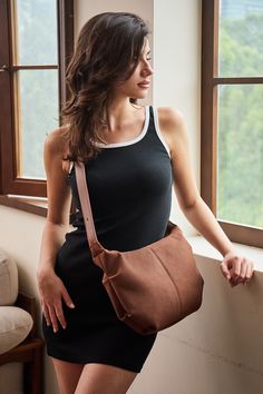 The Brown Faux Leather Shoulder Bag combines style with practicality, offering a rich hue and ample space for all your essentials. Product code: CAC12F4H003JJ Features:  Material: 100%POLYURETHANE. Beachwear Dresses, Make Memories, Have Fun, Leather Shoulder Bag, Jumpsuits For Women, Matter, Faux Leather, Shoulder Bag, Leather