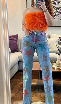 Eras Tour Outfits Jeans, Birthday Outfit Jeans, Dance Wear Outfits, Taylor Swift Tour Outfits, Funky Fashion, Outfit Goals