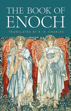 the book of enoch translated by h charles, with an illustration of two angels