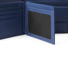 * Danish design 
 * RFID-blocking technology keeps your bank and debit cards safe 
 * Soft, genuine leather construction 
 * Lucleon gift box provided Blue Trifold Wallet With Rfid Blocking For Everyday Use, Classic Blue Business Wallets, Blue Business Wallet With Coin Pocket, Blue Trifold Wallet With Interior Card Slots, Formal Blue Wallets With Interior Card Slots, Classic Blue Wallet With Card Slots, Classic Blue Wallets With Card Slots, Blue Leather Wallet With Coin Pocket, Blue Leather Trifold Wallet With Card Slots