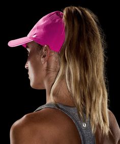 Run Fast And Let Your Hair Free. This Sweat-Wicking Hat Has A Wide Back Opening That Fits Your Ponytail And Gives You Airflow. Designed For Running. Adjustable Back Closure For A Custom Fit. Reflective Details. Wide Opening At The Back For Your Ponytail. | Women's Fast and Free Ponytail Running Hat Lululemon Gifts, Run Fast, Running Hats, Leggings Hoodie, Tank Top Dress, Women's Hats, Running Workout, Skirt Socks, Pink Tone