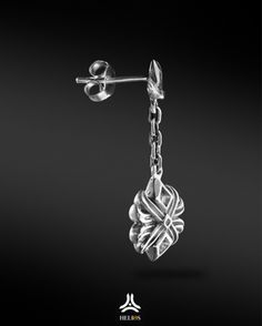 Lotus Flower Drop Handcrafted from S925 silver. Inspired by the lotus symbol in the Lotus collection released in November 2021 Type of piercing: Drop earring Recommended Position: Ear lobe Specific: length 30mm Note: Custom Printed Packaging Box - Style and Personality - Only at Helios Global On the lid of packaging box, we will print sincere expressions of gratitude, best wishes, names, quotes, and more, according to your request. We believe that this will make the box a unique item to accompan Symbolic Sterling Silver Earrings With Oxidized Finish, Silver Symbolic Pendant Earrings, Symbolic Silver Pendant Earrings, Classic Silver Pendant Earrings, Engraved Sterling Silver Drop Earrings, Pierced Antique Silver Sterling Jewelry, Antique Silver Pierced Sterling Silver Jewelry, Lotus Symbol, Mens Silver Jewelry