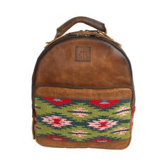 STS Ranch Wear Baja Dreams Mini Backpack Ranch Wear, Leather Accents, Small Accessories, Mini Backpack, Full Grain Leather, Leather Handle, Shoulder Straps, Leather Straps, Grain